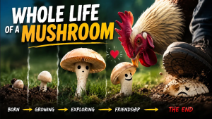 A Mushroom, a Rooster, and One Day: A Short Film About Fragile Friendship